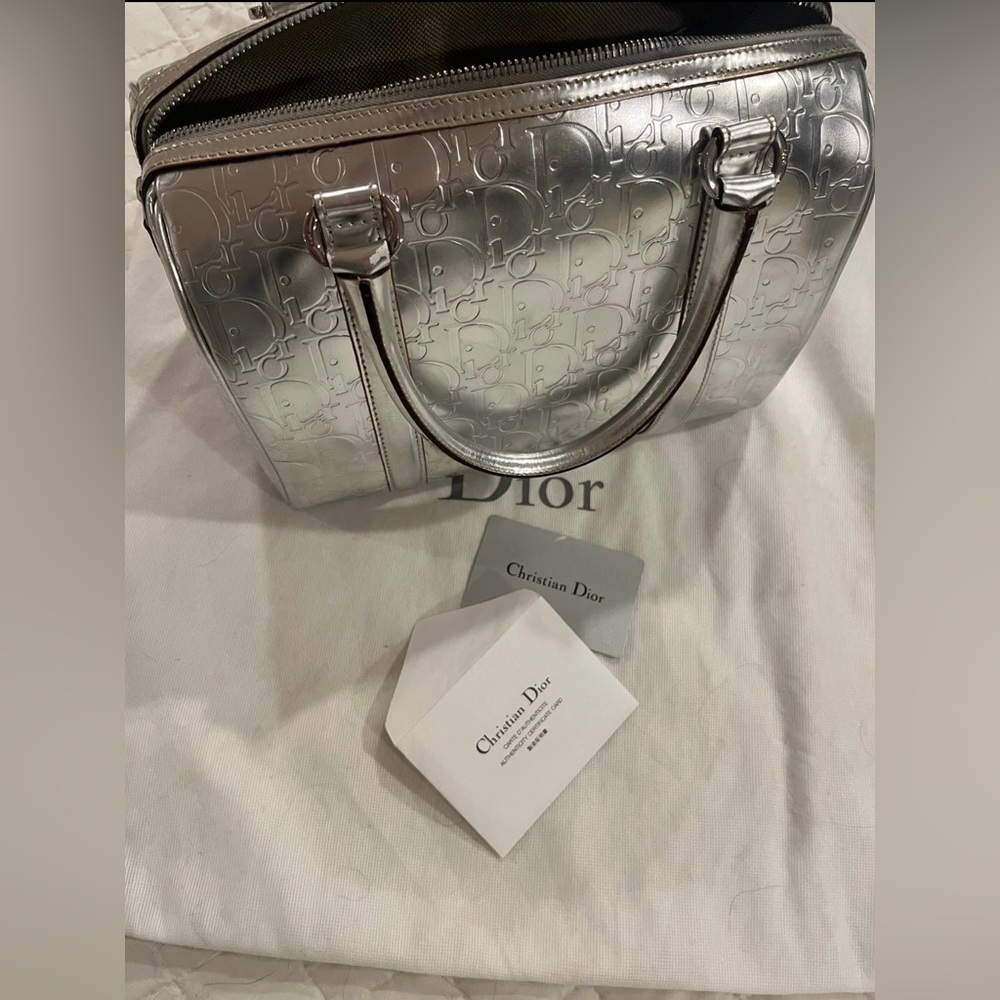 SILVER 2000’s DIOR BOWLER BAG